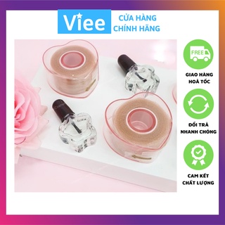 Miếng dán kích mí dạng lưới cuộn 300 cặp hình trái tim tặng kèm deo dán & nhíp siêu tiện dụng