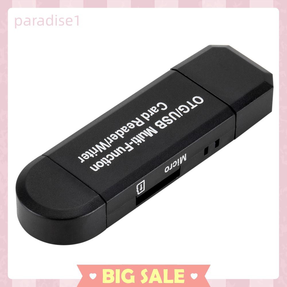 Đầu Đọc Thẻ Nhớ 2 Trong 1 OTG USB 2.0 Micro USB SD TF | BigBuy360 - bigbuy360.vn