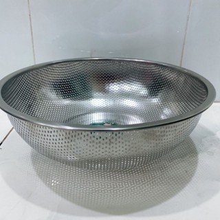 Rổ / rá tai to inox 28cm