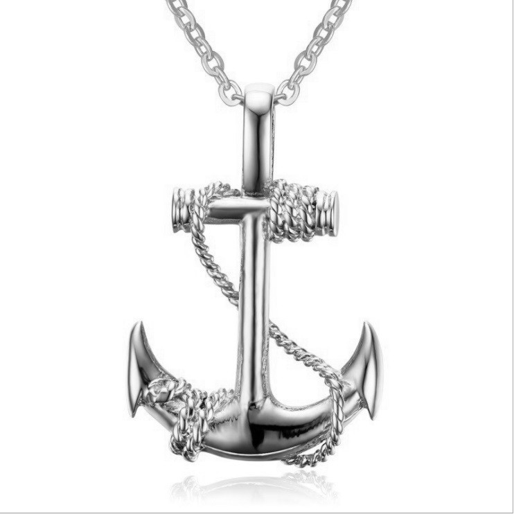 Vòng cổ, Vòng đeo cổ hình mỏ neo - dây chuyền hợp kim - unisex nam nữ - PK016