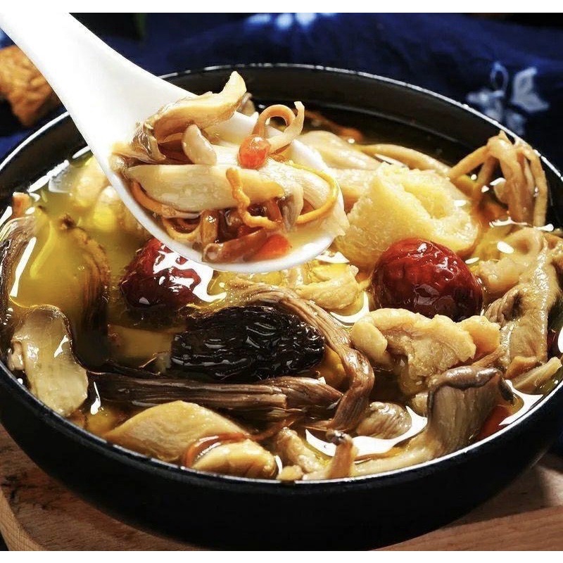 Gói lẩu soup nấm quý (hầm, nấu súp canh)