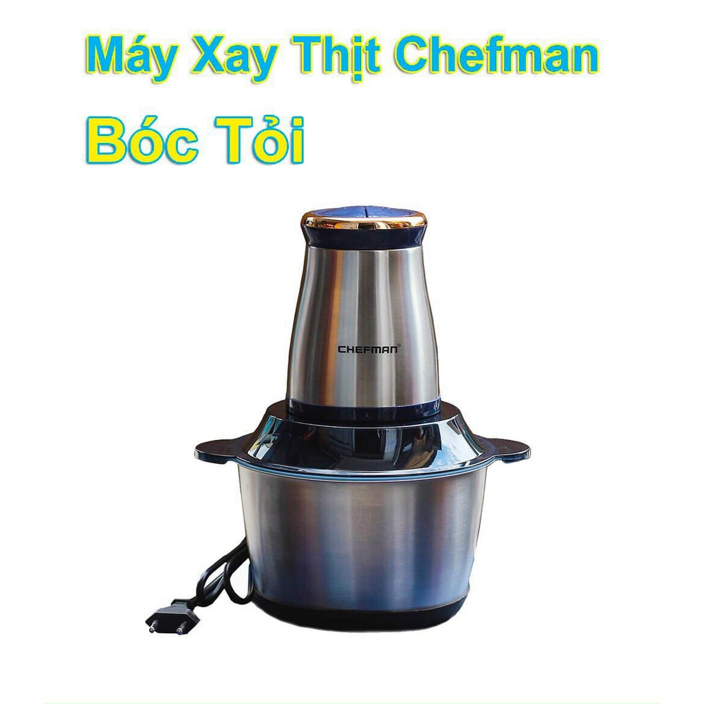 (SIÊU RẺ) (giá sỉ) MÁY XAY THỊT CỐI INOX CHEFMAN CHÍNH HÃNG - HÀNG CÓ BẢO HÀNH