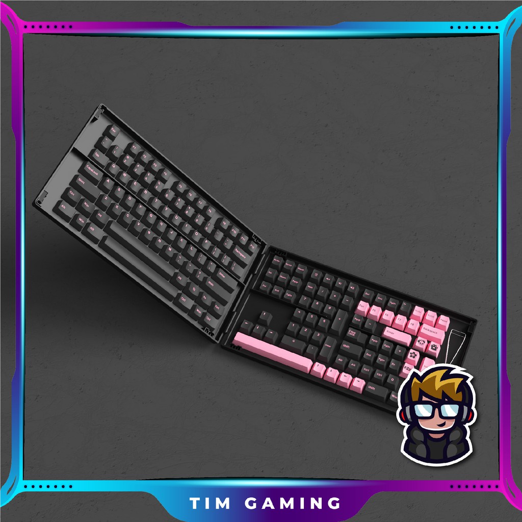 Bộ Keycap AKKO Black Pink