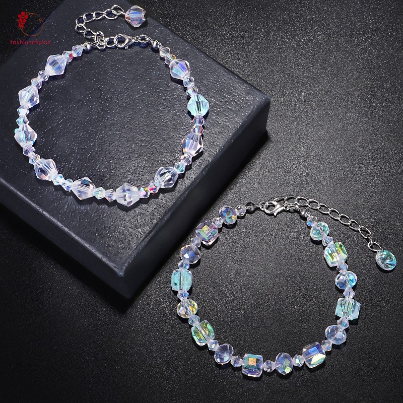 Vòng Tay Chuỗi Hạt Đá Pha Lê Lấp Lánh