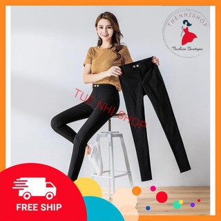 Quần tregging legging nữ cạp cao chất Umi Hàn hàng loại 1 chuẩn form tôn dáng thon chân QD09 | BigBuy360 - bigbuy360.vn