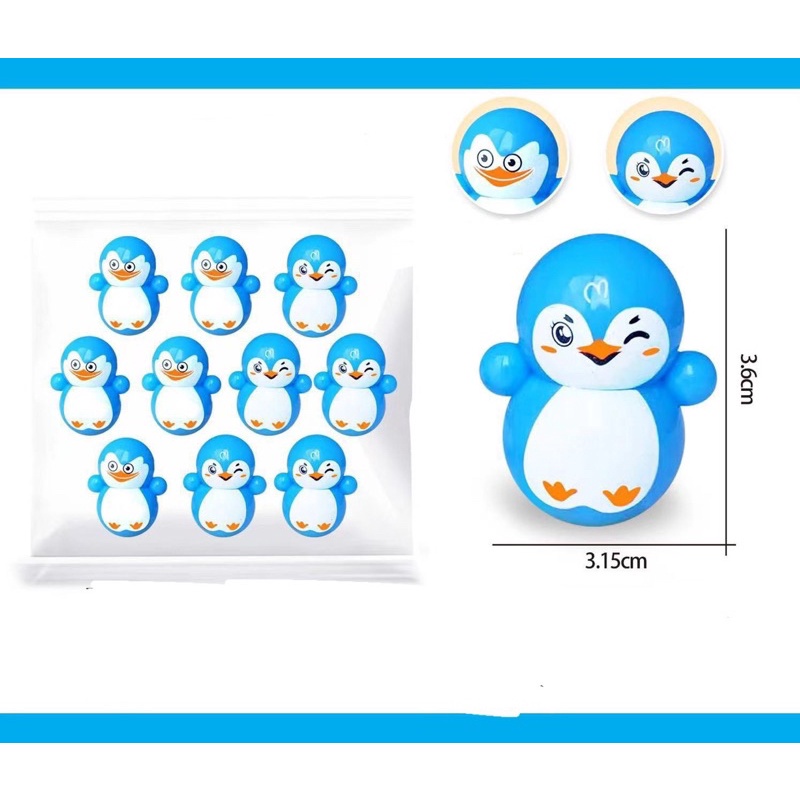 Lật Đật mini Hình Squid Game Và Doaremon Dễ Thương Siêu Đáng Yêu Đồ Chơi Cho Bé