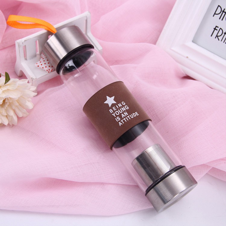 Bình Thủy Tinh Pha Trà, Có Ngăn Lưới Lọc Pha Trà Tiện Dụng 450ml | BigBuy360 - bigbuy360.vn
