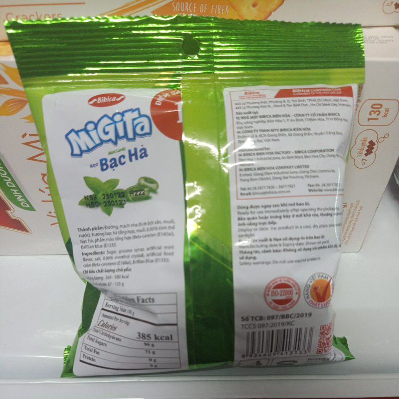 Kẹo Migita bạc hà viên ngậm