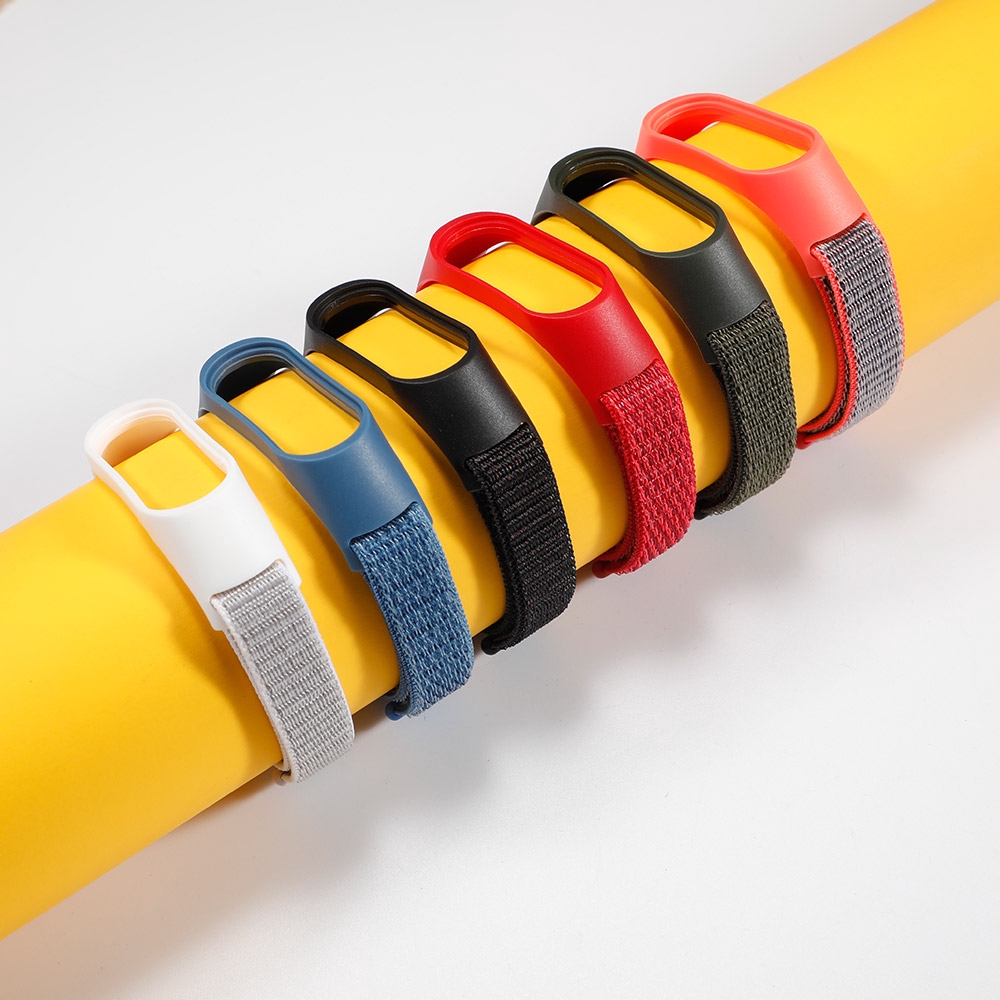 Dây nylon Thoáng Khí Phong Cách Thể Thao Thời Trang Cho Đồng Hồ Thông Minh xiaomi mi band 4 3 4