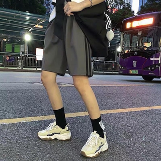 Quần short kẻ 3 sọc, jacklane, quần short nam nữ unisex, jack lane