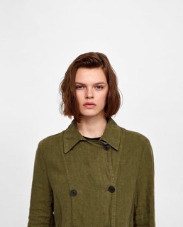 Áo khoác linen Zara