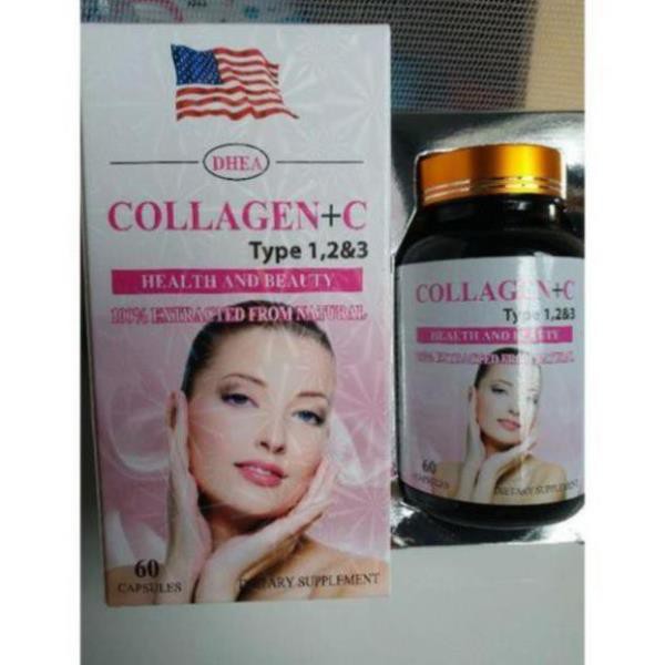 ĐẸP DA SÁNG DA - COLLAGEN + C 60 viên sữa ong chúa nhau thai cừu
