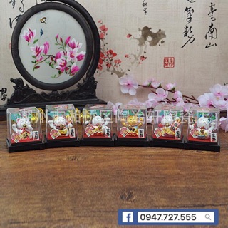 Tượng ngũ mèo thần tài size bé