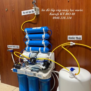 Máy lọc nước Karofi IQ ERO80 8 Cấp Lọc