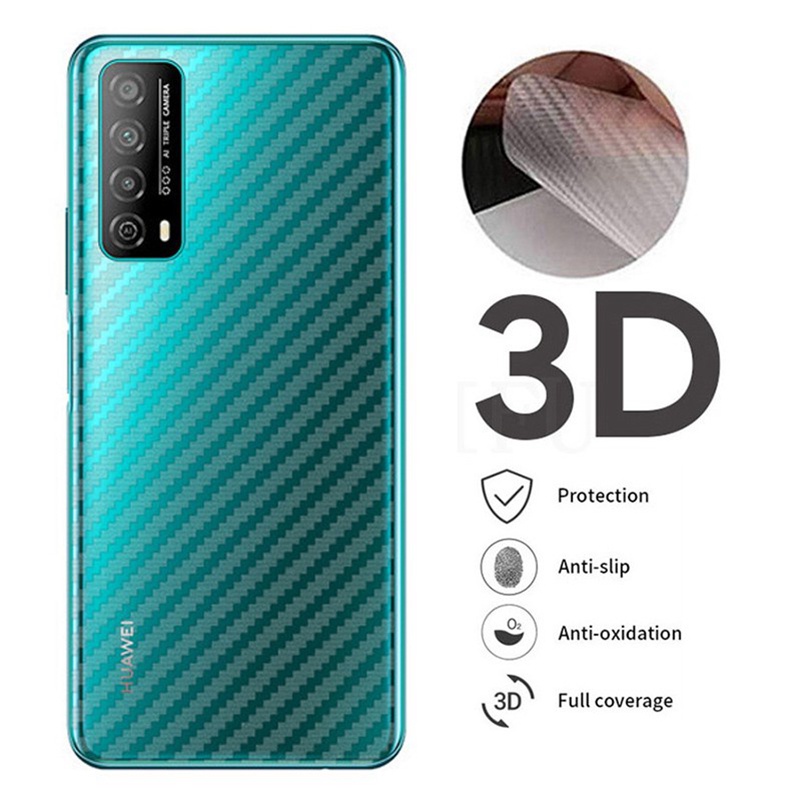 Huawei Y9 Prime 2019 Nova 9 8 7i 7 se Pro 6se 5T 5 5i 4e 4 3 3i 2i Y9s Y9A Y7A Y8P Y7P Y6P Y5P Mate 30 20 P30 Lite P20 8X Carbon fiber mobile phone back screen matte protective film sticker complete protective cover