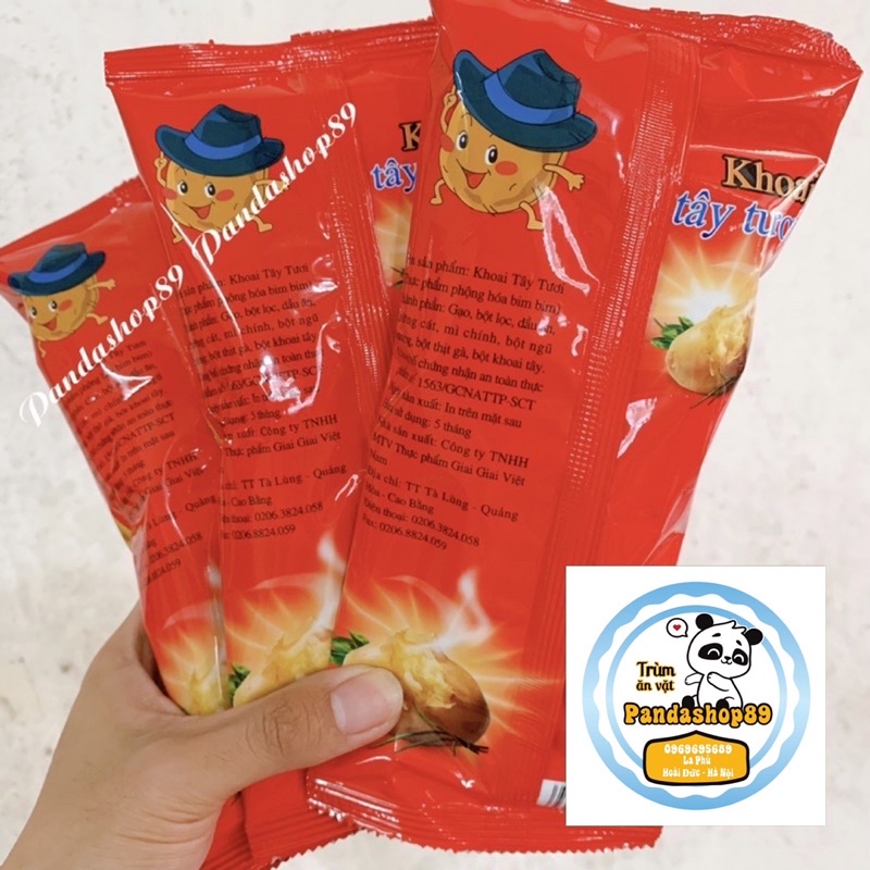 Snack khoai tây tươi chiên giòn Giai Giai (gói 20g)