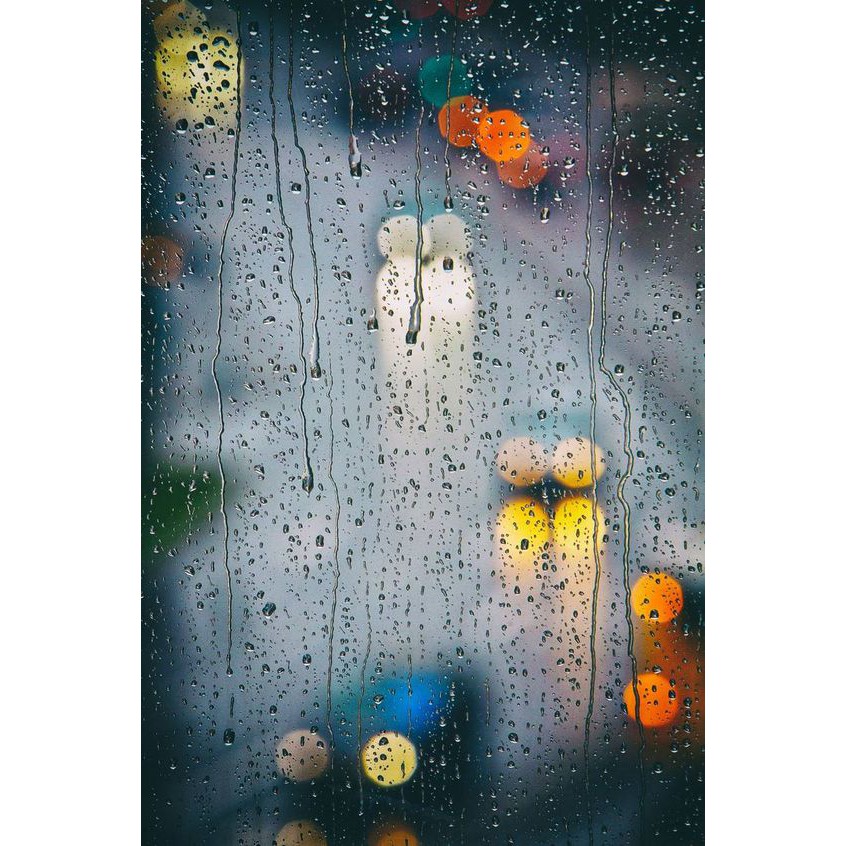 Bộ 6 Áp phích - Poster Phong Cảnh Rainy day - Ngày mưa 1