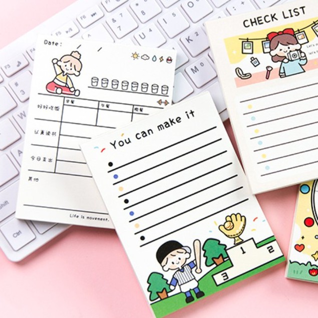 Giấy Ghi Chú Thử Thách Ước Mơ Sticky Note