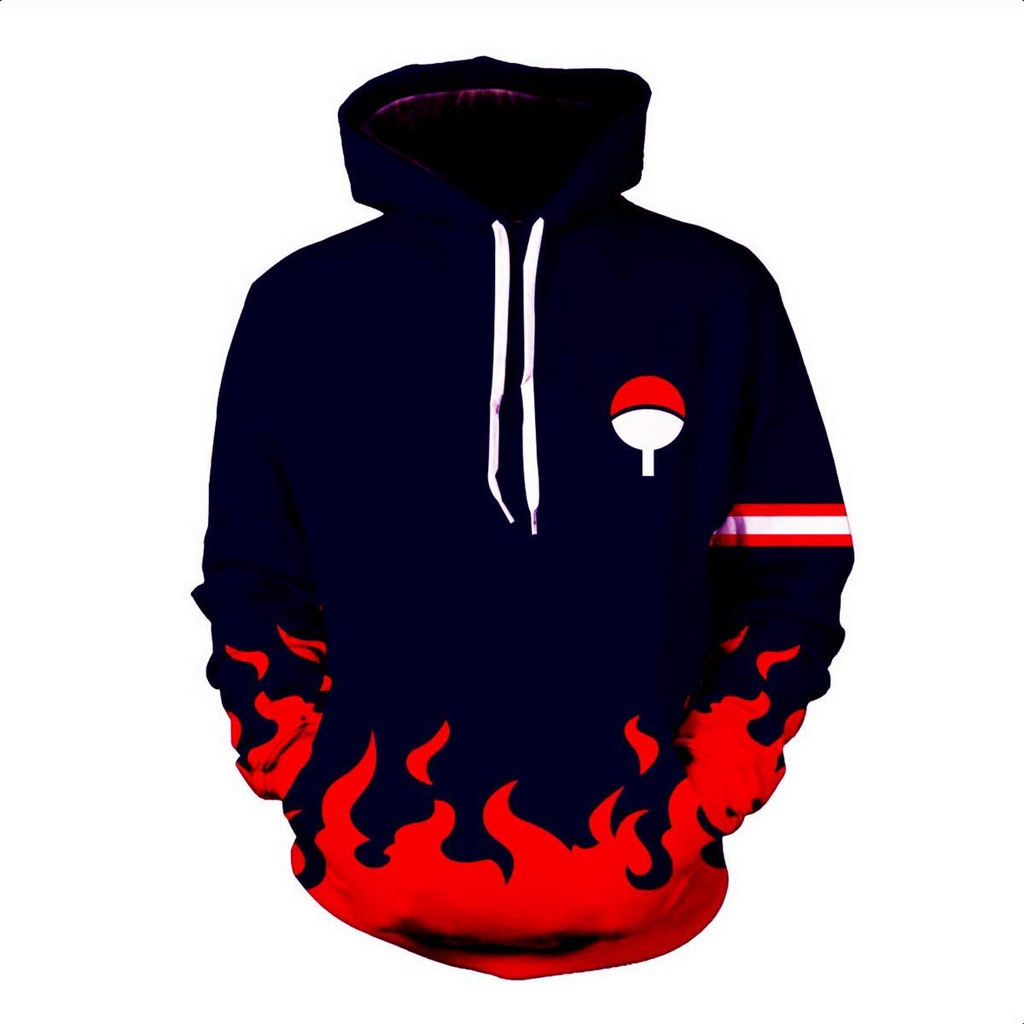 Áo hoodie in hình 3D nhân vật Anime Naruto thời trang HUQISHA