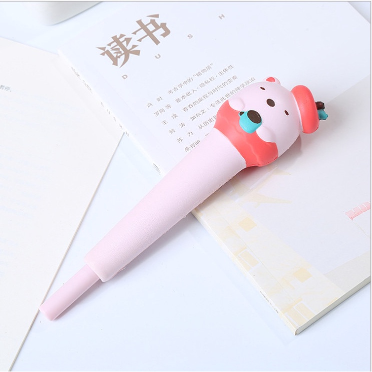 Bút nước hình thú Squise vỏ mềm sờ cực thích BUTMEM255