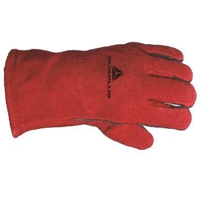 Găng tay da hàn Deltaplus CA615K - màu đỏ