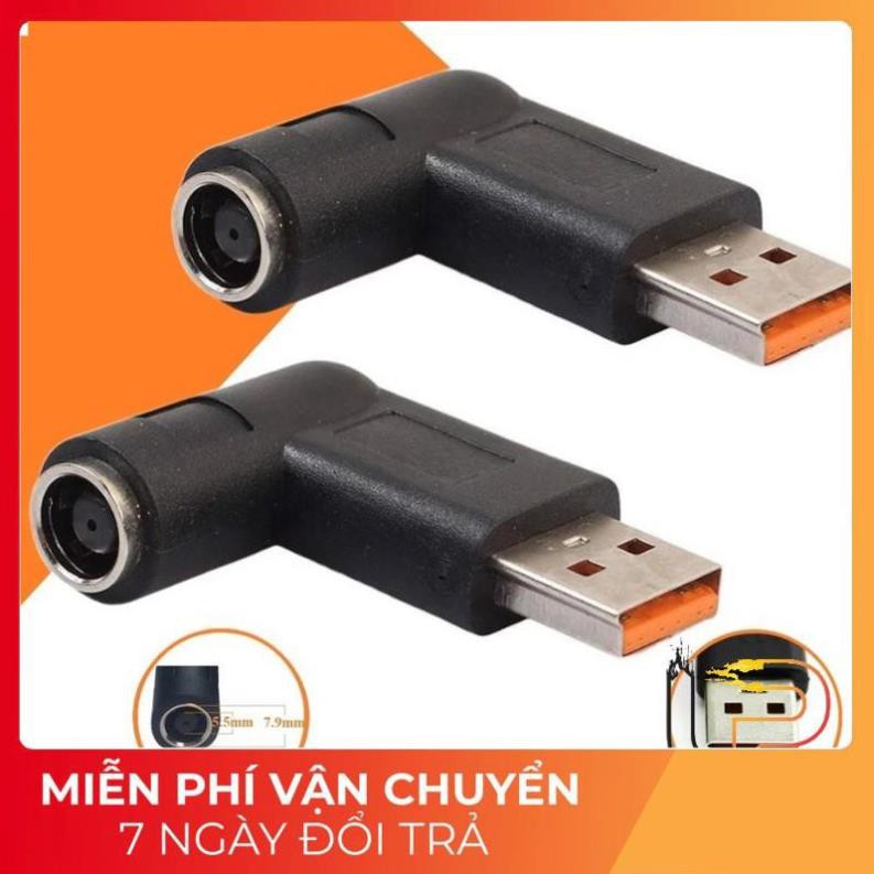 Đầu đổi chân sạc Laptop Lenovo (Đầu kim) Ra Lenovo Yoga Pro 2, Pro 3