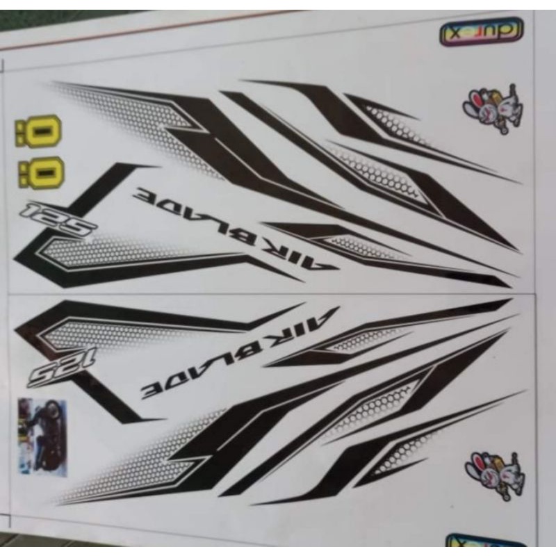 Tem rời dán xe ab 2018 keo trong