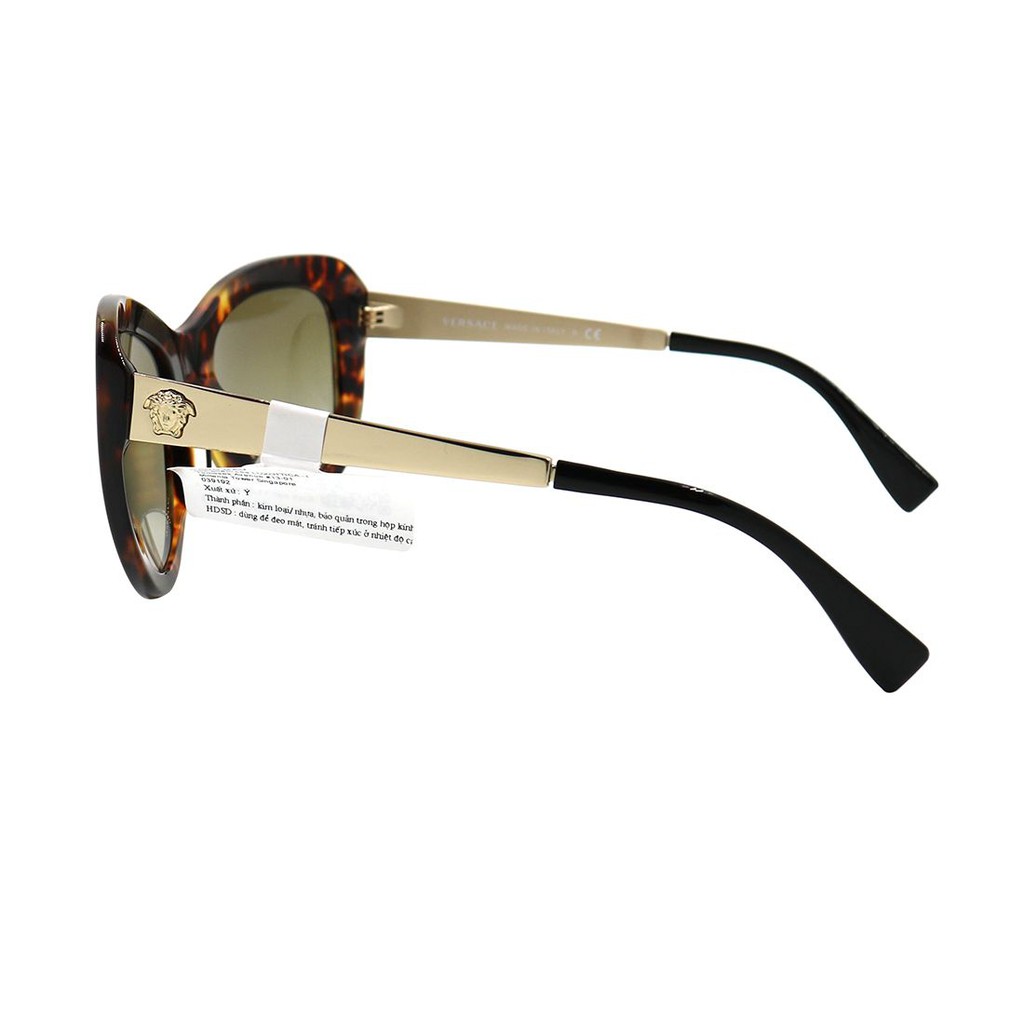 Kính mát nam nữ thời trang Versace VE4325A 5208/13 chính hãng, thiết kế dễ đeo bảo vệ mắt