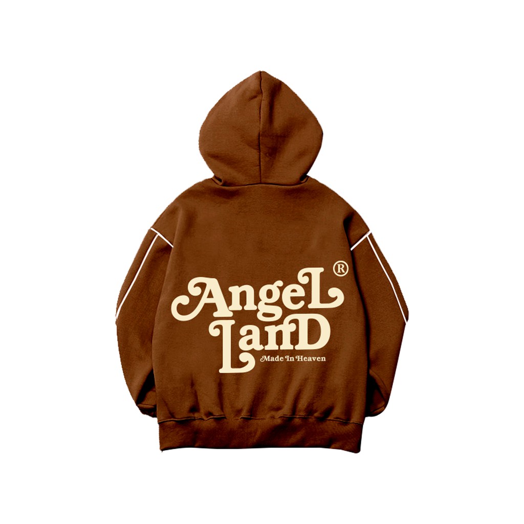 Áo hoodie Basic Line Nâu Angel-Land Chính hãng Unisex | BigBuy360 - bigbuy360.vn