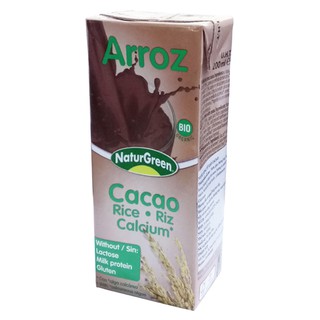 Sữa gạo cacao hữu cơ NaturGreen 200ml