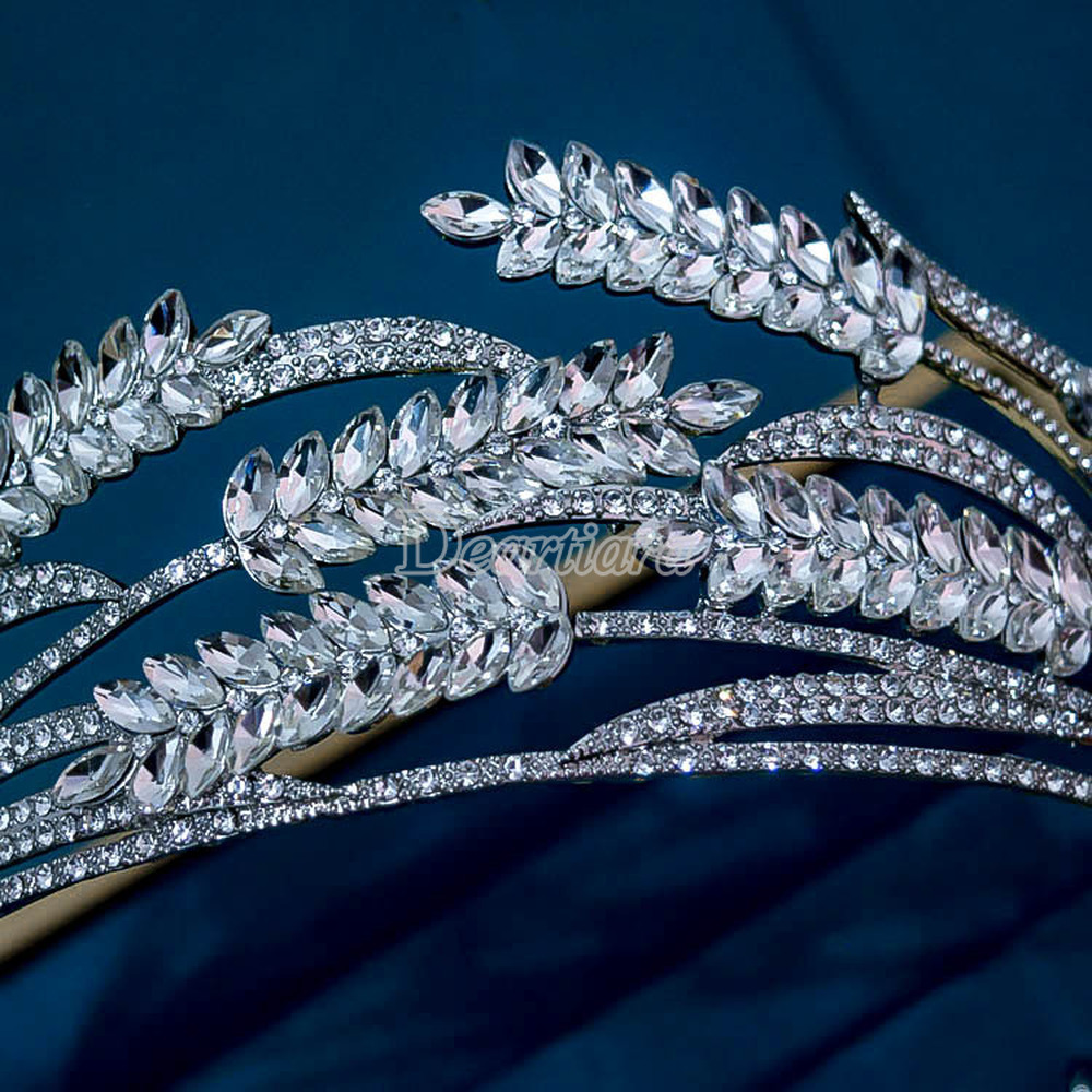 Vương miện tiara phụ kiện tóc công chúa cho cô dâu đám cưới