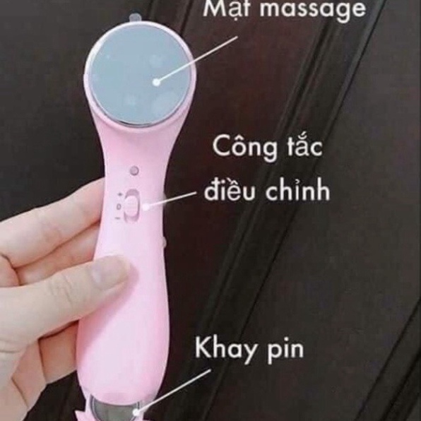 Máy Massage Da Mặt Làm Sạch Chăm Sóc Da Mặt Đa Năng Ion Nhiệt  nội địa Trung Mỹ Phẩm Hana Hàng Chuẩn