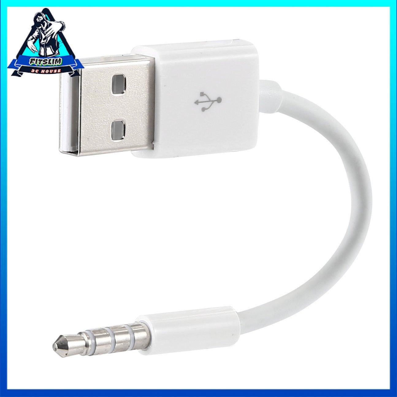 Dữ liệu bộ sạc USB ngắn Cáp SYNC Bộ chuyển đổi giắc cắm 3,5 mm Đường dây sạc