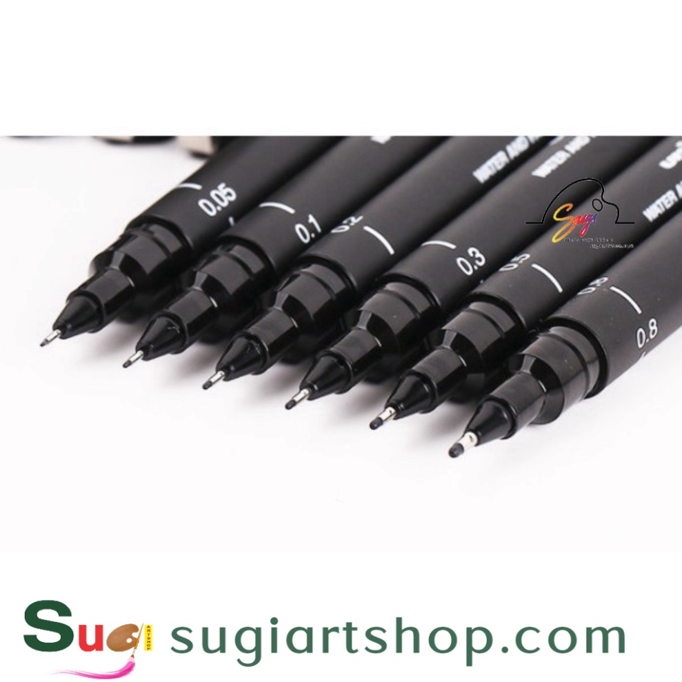Bút line đi nét Uni pin, màu Black UNI MITSUBISHI