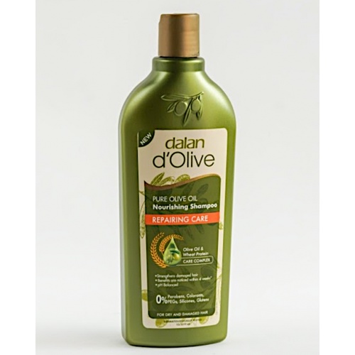 Dầu Gội Olive Phục Hồi Tóc Khô &amp; Hư Tổn Dalan D'Olive Shampoo Nutrition Repairing Care 400ml