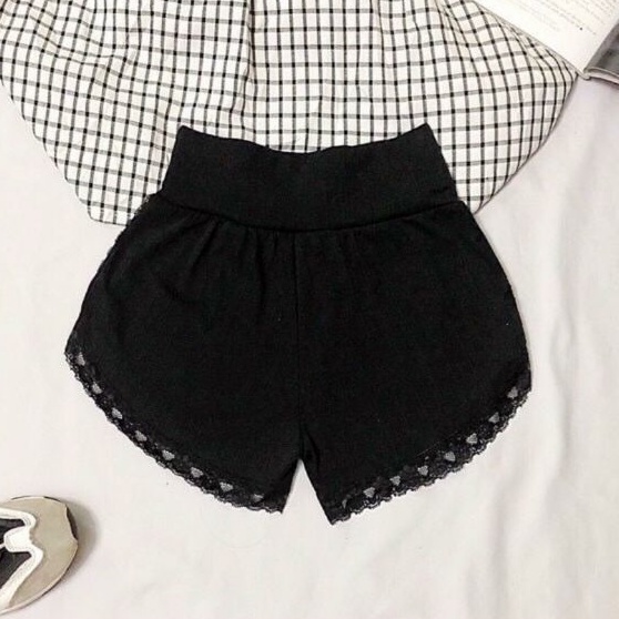 Quần thun ren bèo 2 bên mềm mại quyến rũ