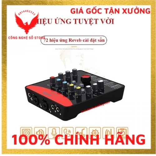 (Hàng có sẵn)  Card âm thanh Hát Karaoke Thu Âm Live Stream Icon Upod Pro Chính Hãng