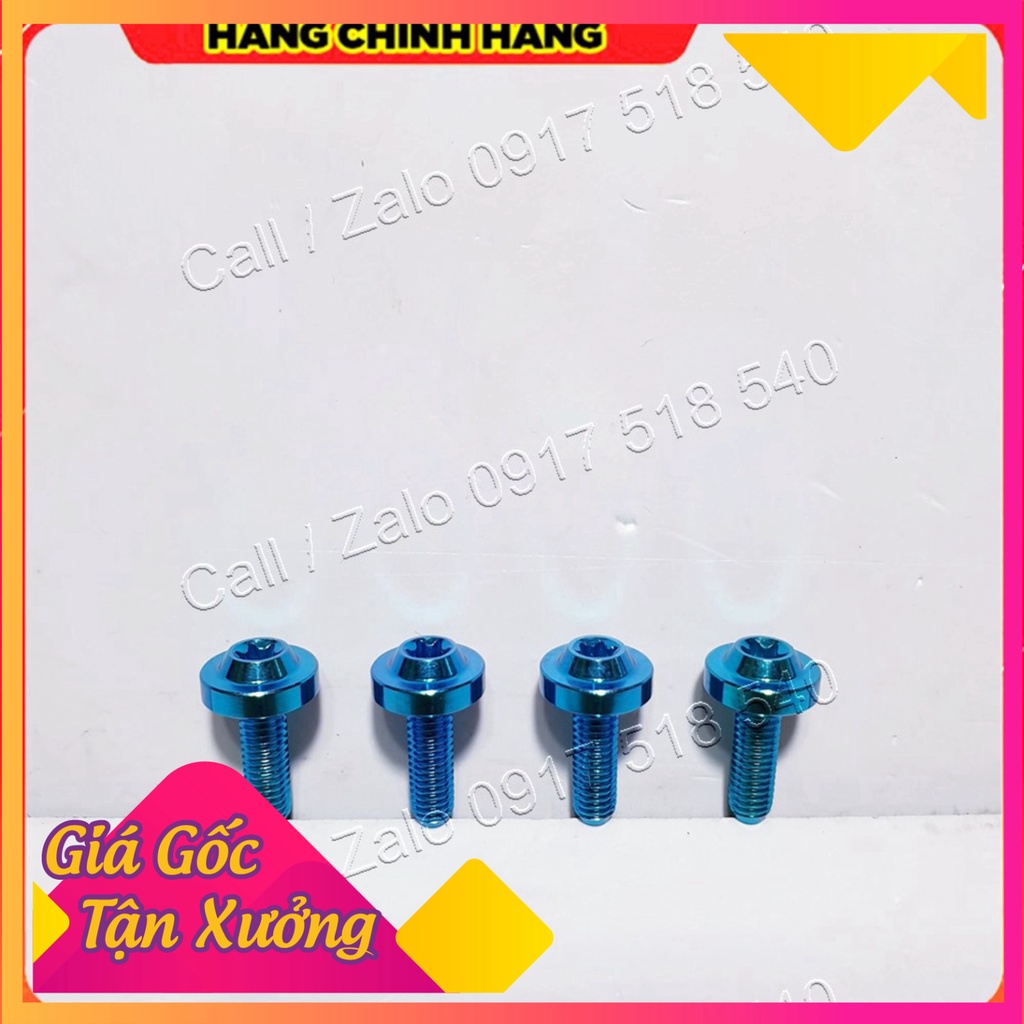 Combo 4 Con Ốc Titan GR5 Gắn Mão - Chắn Gió Winner x (Ảnh Sp thật)