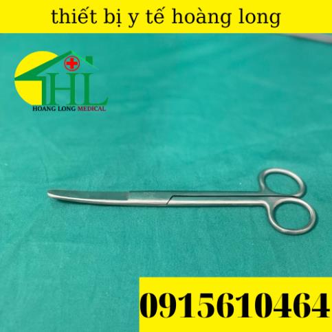 Kéo Y Tế , Kéo Cong 2 Đầu Tù 18cm Sắc Bén Hàng Loại 1 Pakistan