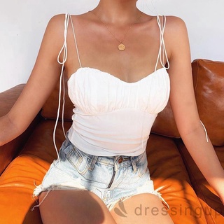 Áo cột dây xếp ngực sexy