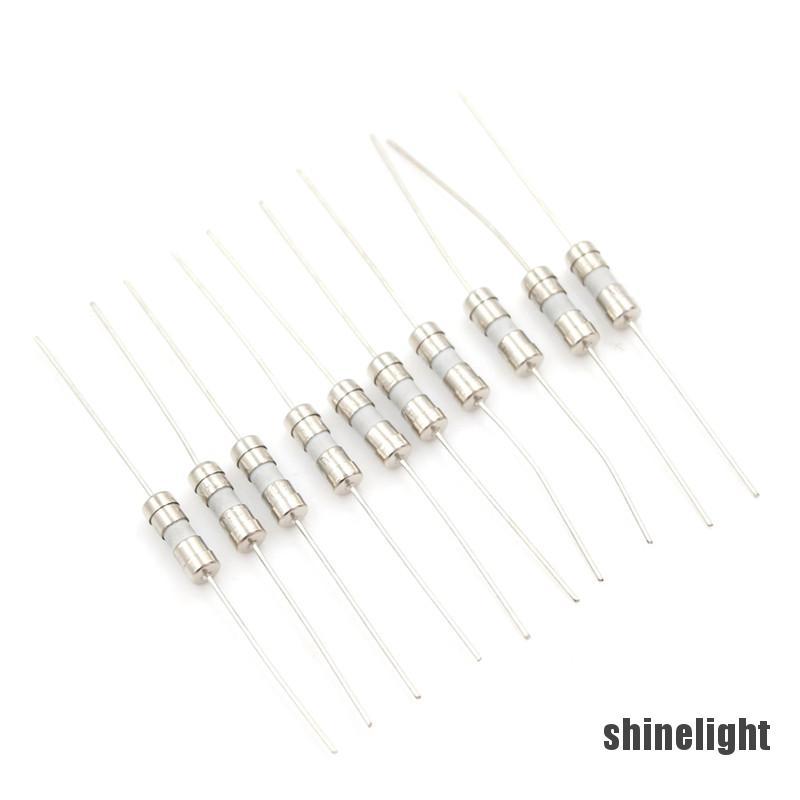 AXIAL Set 10 Cầu Chì Gốm 3.6x10mm 5a 250v Chuyên Dụng