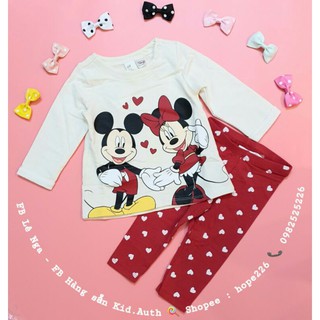 Set bộ áo nỉ, quần legging săn sale hm uk 6-9, 1.5-2