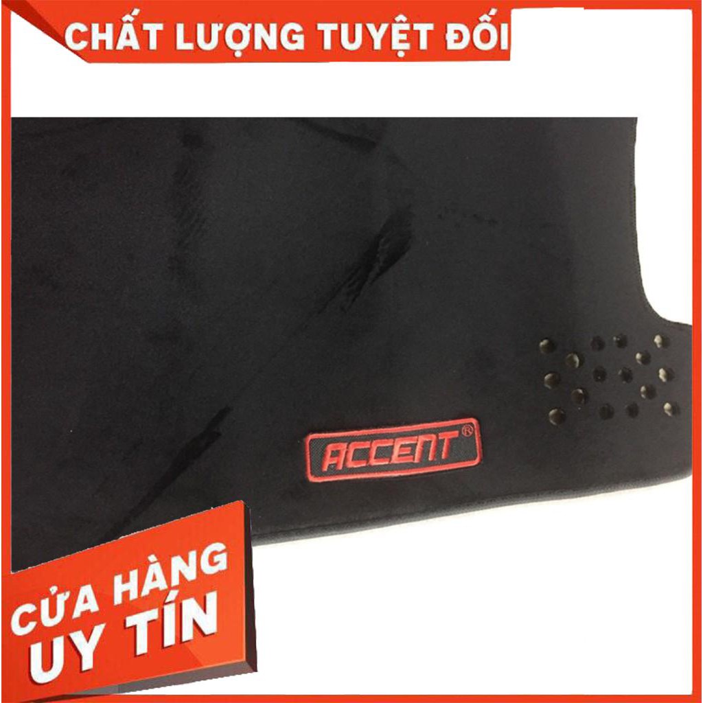 Accent, thảm taplo lông cừu accent 2018-2019 3 lốp có chống trượt