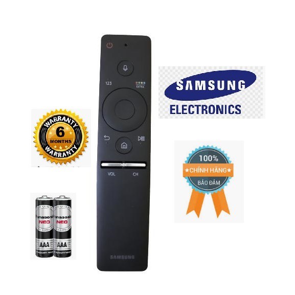 Remote Điều khiển TV Samsung giọng nói dòng KU, KS- Hàng mới chính hãng 100% + Tặng kèm Pin