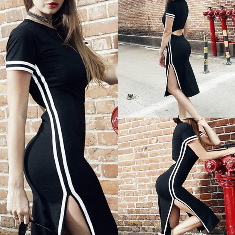 Đầm ôm dáng tay ngắn thời trang dành cho nữ