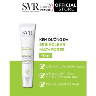 kem dưỡng SVR SEBIACLEAR Mat + Pores