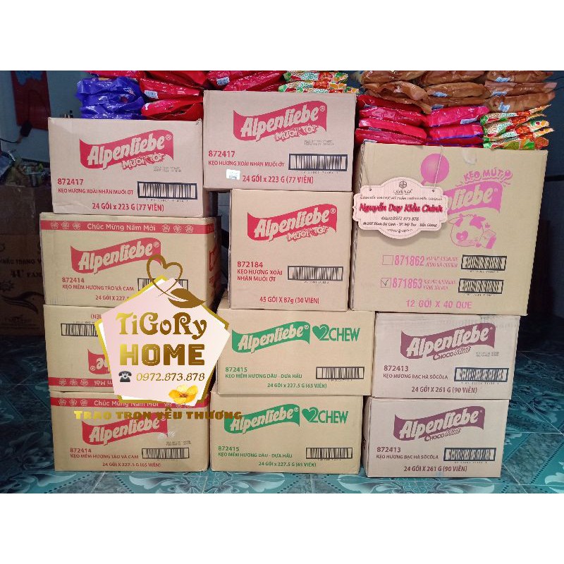 60 viên Kẹo MIX 12 VỊ Alpenliebe hoặc 5 THỎI - 50 VIÊN Kẹo xoài non muối ớt Alpenliebe SIÊU HOT | BigBuy360 - bigbuy360.vn