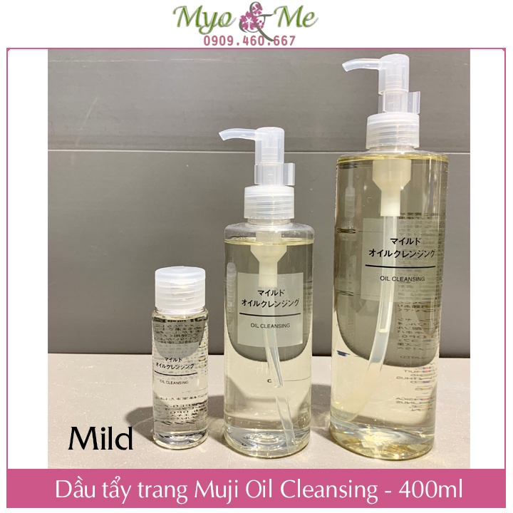 Dầu tẩy trang Muji Oil Cleansing Nhật Bản size lớn 400ml