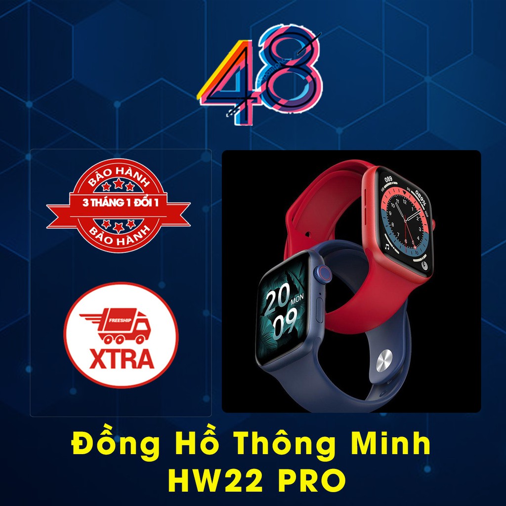 Đồng Hồ Thông Minh HW22 Pro SMART WATCH Seri 6 - Nghe Gọi - Nhận Thông Báo - Thay Hình Nền Cao Cấp 2021