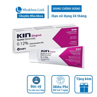 Nhakhoa.link | combo kem đánh răng kin gingival 75ml và nước súc miệng kin gingival 250ml